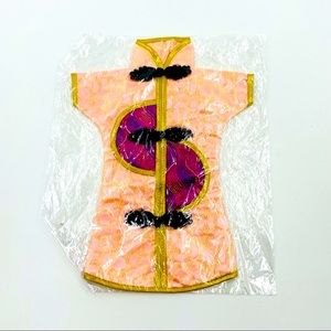 Sale🎈NWT Chinese Dress Wine Bottle Embroidered Party Covers Dinner Cocktails